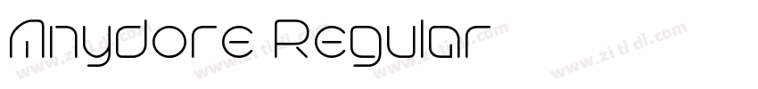 Anydore Regular字体转换 Anydore Regular字体转换